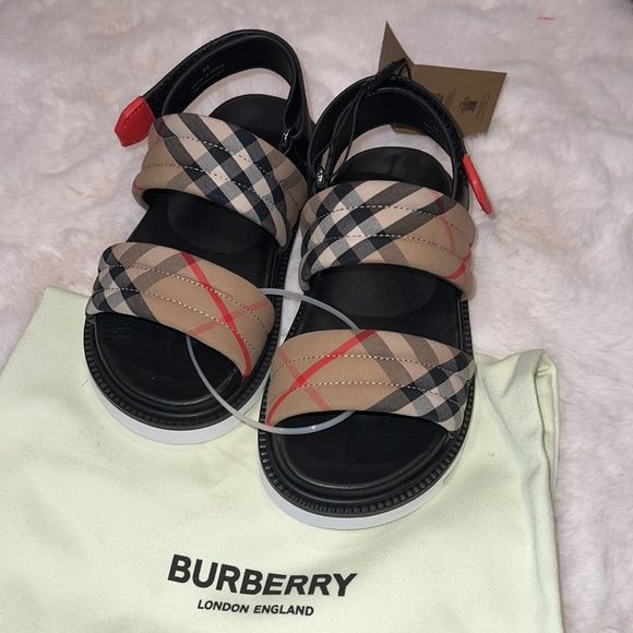 Burberry Brewster Check Sandal - Picture 2 of 6
